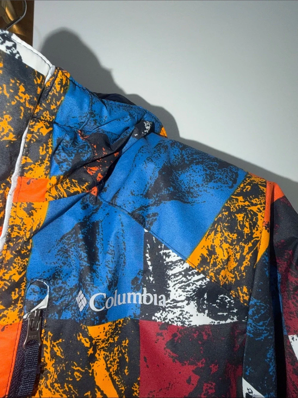 Columbia Boys Lightning Lift Hoodie waterproof Jacket zip up warm size M (10-12)